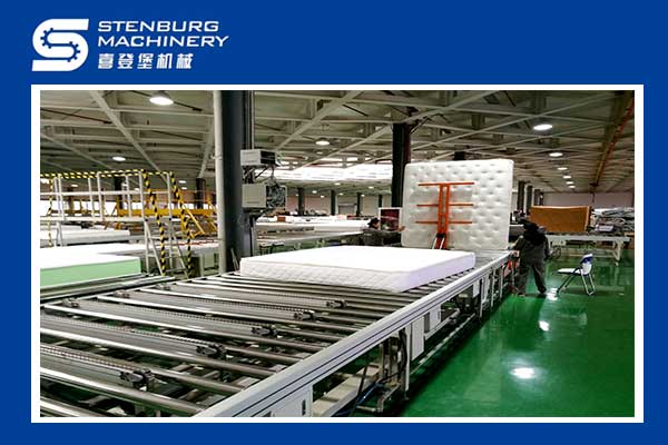 Línea de producción automática de colchones | Máquina de colchón Stenburg