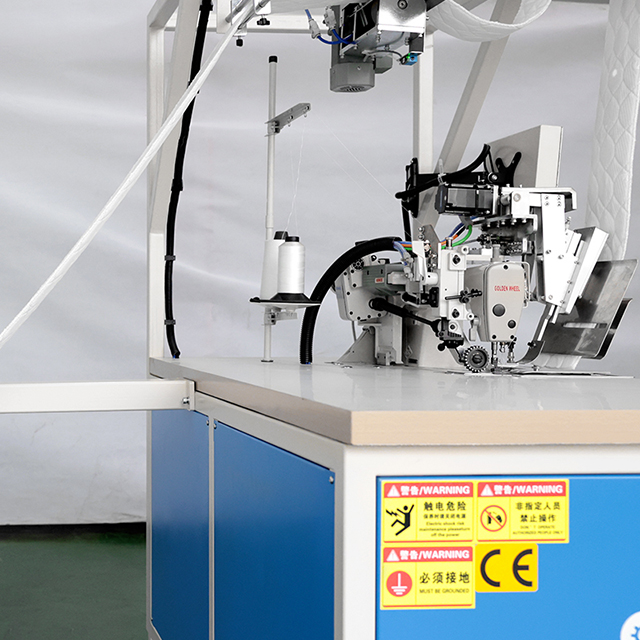 Máquina de coser con volantes y parte superior europea con tapa de almohada automática XDB-300 para colchones 